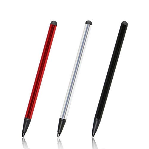 Product Cover Goodtechnical Capacitive and Resistive Stylus Pen,Rubber Nib & Hard Tip 2 in 1 Series,Fine Point Stylus Tip,High Sensitivity & Precision,Universal for Samsung Galaxy and Other Touch Screen(3 Pack)