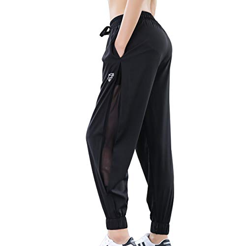 Product Cover KaiDi Women Pants Casual Tie Waist Yoga Jogger Pants Running Pants with Pockets