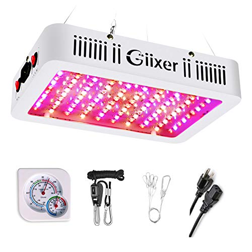 Product Cover Giixer 1000W LED Grow Light Double Switch & Double Chips Full Spectrum Plant Light for Hydroponic Indoor Plants Veg and Flower- (10W LEDs 100Pcs)