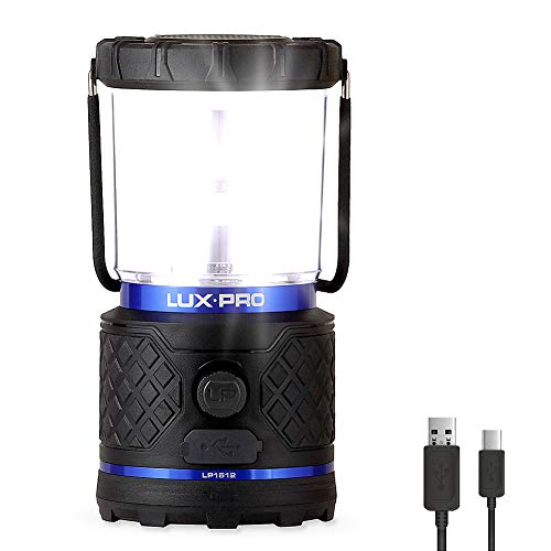 Product Cover LUXPRO Rechargeable & Charging 1000 Lumen BROADBEAM LED Lantern - LP1512