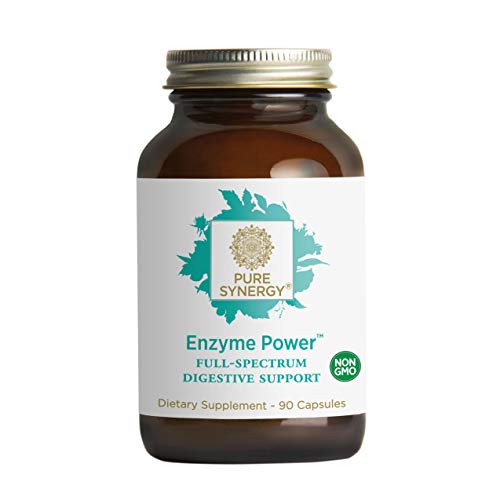 Product Cover Pure Synergy Enzyme Power (90 Capsules) 15+ Plant-Based Digestive Enzymes Including Bromelain, Lipase, Amylase & More