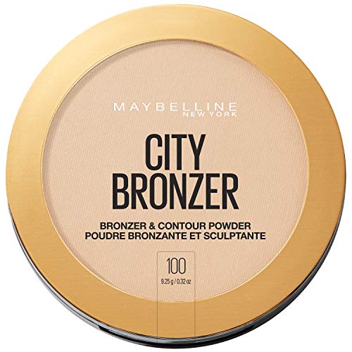 Product Cover Maybelline New York City Bronzer Powder Makeup Bronzer and Contour Powder, 100, 0.32 Ounce