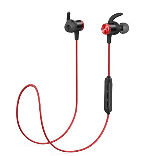 Product Cover Bluetooth Headphones, Soundcore Spirit Sports Earbuds by Anker, Bluetooth 5.0, 8H Battery, IPX7 Waterproof, SweatGuard, Comfortable Wireless Headphones, Secure Fit for Running, Gym, Workout