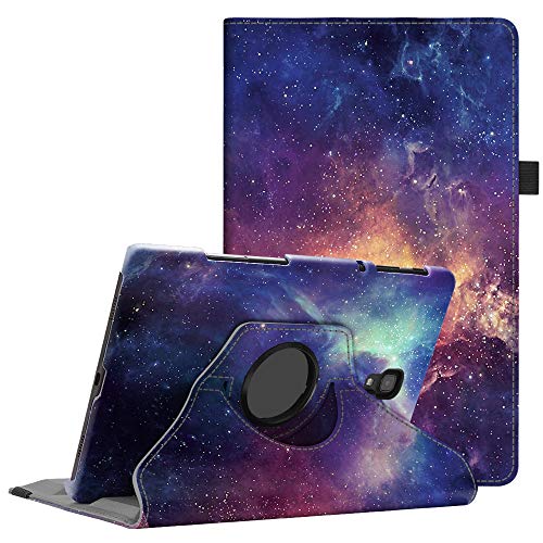 Product Cover Fintie Rotating Case for Samsung Galaxy Tab A 10.5 2018 Model SM-T590/T595/T597, Premium PU Leather 360 Degree Swivel Stand Cover with Auto Sleep/Wake, Galaxy