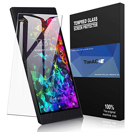 Product Cover TopACE 9H Hardness Case Friendly Anti-Scratch Bubble-Free Tempered Glass for Razer Phone 2 (Pack of 2)