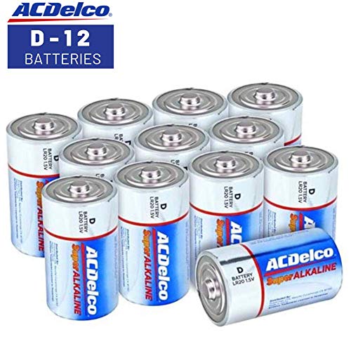 Product Cover ACDelco D Batteries, Super Alkaline Battery, 12 Count Pack