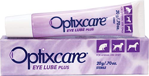 Product Cover OptixCare Dog & Cat Eye Lube Plus Lubricating Gel, 20g. Tube