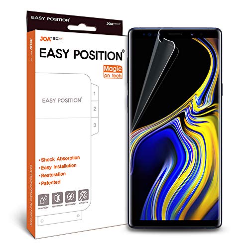 Product Cover [Patented] Galaxy Note 9 Screen Protector Film (2-Pack) [Clear, Full Coverage] [Easy Position] [Magic on Tech] Perfect Touch & Sensitivity Anti-Shock Anti-Scratch Self-Healing Easy Install