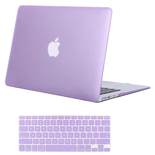 Product Cover MOSISO MacBook Air 13 Inch Case (Models: A1369 & A1466, Older Version 2010-2017 Release), Plastic Hard Shell Case & Keyboard Cover Skin Only Compatible with MacBook Air 13 Inch, Light Purple