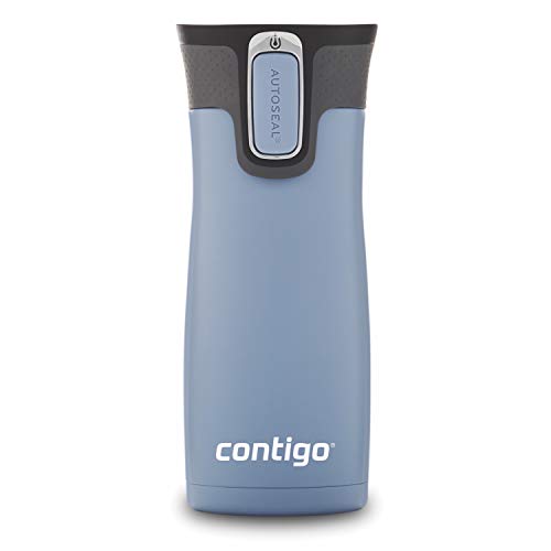Product Cover Contigo AUTOSEAL West Loop Vacuum-Insulated Stainless Steel Travel Mug, 16 oz, Earl Grey