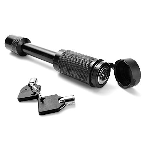 Product Cover MICTUNING Heavy Duty 5/8 inches Trailer Hitch Lock - UPGRADED Plum Blossom Lock Core Hitch Pin with 2 Keys and Rubber Cap for Class III, IV Hitch Receiver