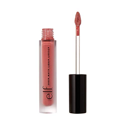 Product Cover e.l.f. Sheer Matte Liquid Lipstick, Nude Rose, 0.10 Fl Oz.