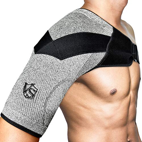 Product Cover Vital Salveo-Shoulder Compression Brace with Support and Stability,Breathable and Light for Shoulder Pain and Prevent Injuries,Dislocated AC Joint,Frozen Pain,Rotator Cuff,Tendinitis,Labrum Tear