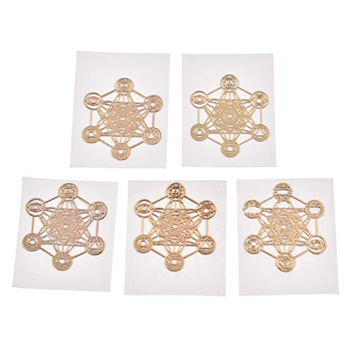 Product Cover Qlychee Sacred Geometry Copper Orgone Sticker Flower Life Tree DIY Energy Tower Material