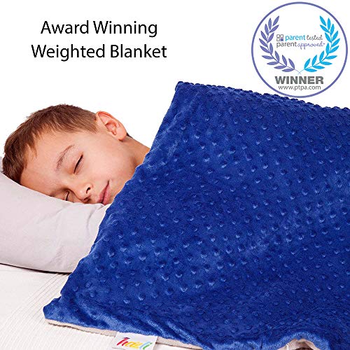 Product Cover Super Soft 5 Lbs Calming Weighted Blanket for Kids with Removable Cover - 36