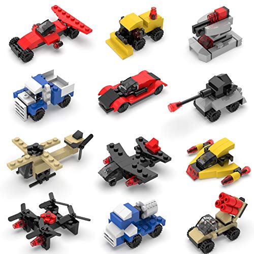 Product Cover FUN LITTLE TOYS Mini Building Blocks Sets for Party Favors, Kids Prizes, Goodie Bags, 12 Boxes