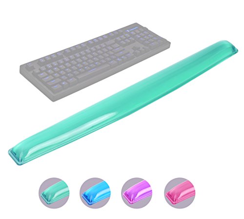 Product Cover ABRONDA Gel Keyboard Wrist Rest Pad - Gel Keyboard Wrist Rest Pad | Wrist Rest Support for Office Gaming Computer Laptop Ergonomic Comfortable Pain Relief- Green