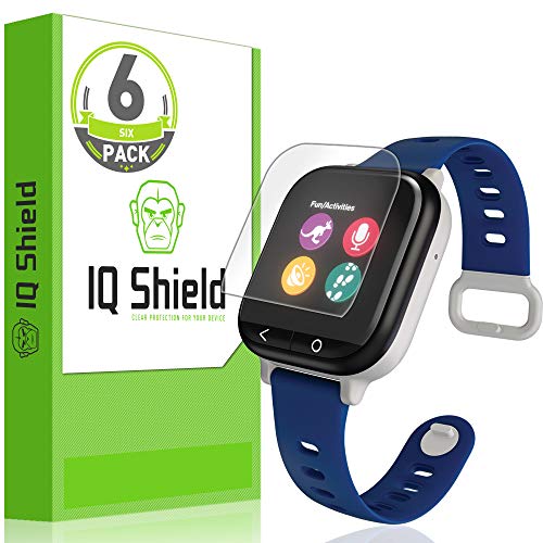 Product Cover IQ Shield Screen Protector Compatible with Verizon GizmoWatch (6-Pack)(Full Coverage) Anti-Bubble Clear Film