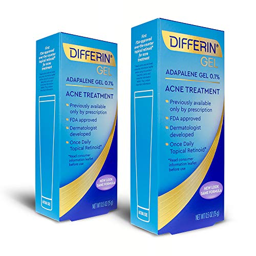 Product Cover Differin Adapalene Gel 0.1% Acne Treatment, 15 gram, 60-day supply (Pack of 2)