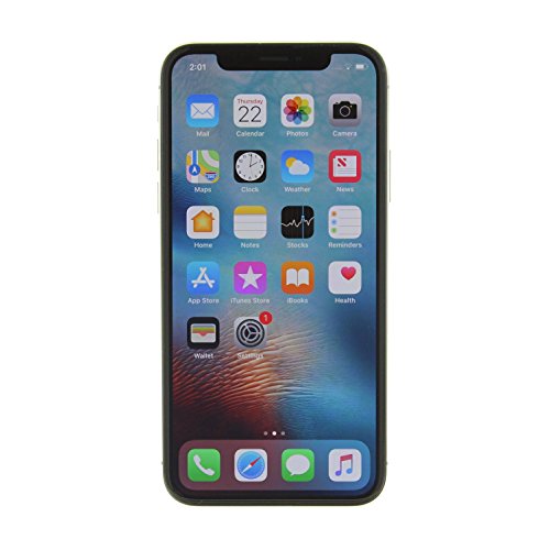 Product Cover Apple iPhone X, 256GB, Silver - For AT&T / T-Mobile (Renewed)