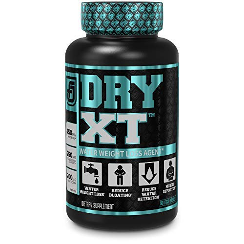 Product Cover Dry-XT Water Weight Loss Diuretic Pills - Natural Supplement for Reducing Water Retention & Bloating Relief w/Dandelion Root Extract, Potassium, 7 More Powerful Ingredients - 60 Veggie Capsules