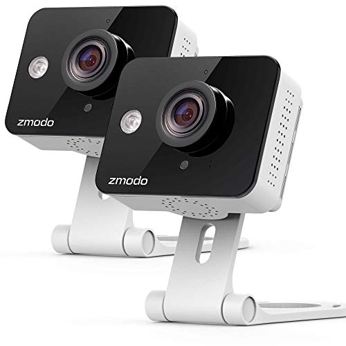 Product Cover Zmodo Wireless Security Camera System (2 Pack) Smart HD WiFi IP Cameras with Night Vision (Renewed)
