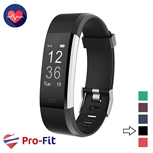 Product Cover Pro-Fit Active VeryFitPro Fitness Tracker IP67 Waterproof Activity Tracker Heart Rate Sleep Monitor (Black)