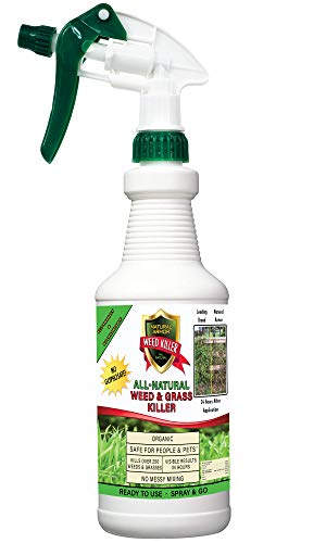 Product Cover Natural Armor Weed and Grass Killer All-Natural Concentrated Formula. Contains No Glyphosate (32-Ounce Quart) Pet Safe
