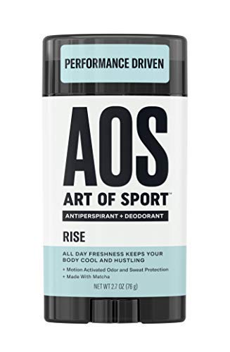 Product Cover Art of Sport Men's Antiperspirant Deodorant Stick, Rise Scent, Athlete-Ready Formula with Matcha, 2.7 oz