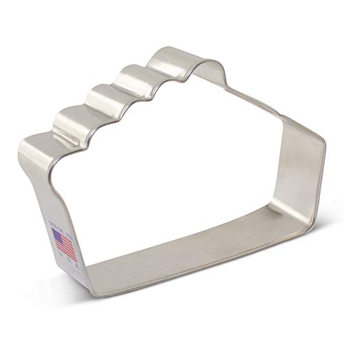 Product Cover Ann Clark Cookie Cutters Pie Slice Cookie Cutter, 4.5