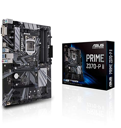 Product Cover Asus Prime Z370-P II GA1151 (Intel 9th Gen) DDR4 HDMI DVI M.2 Z370 II ATX Motherboard with Gigabit LAN and USB 3.1