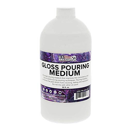 Product Cover U.S. Art Supply Gloss Pouring Effects Medium - 32-Ounce/Quart