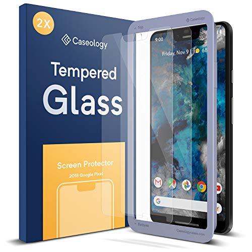 Product Cover Caseology Screen Protector for Google Pixel 3 XL Tempered Glass (2018) - 2 Pack