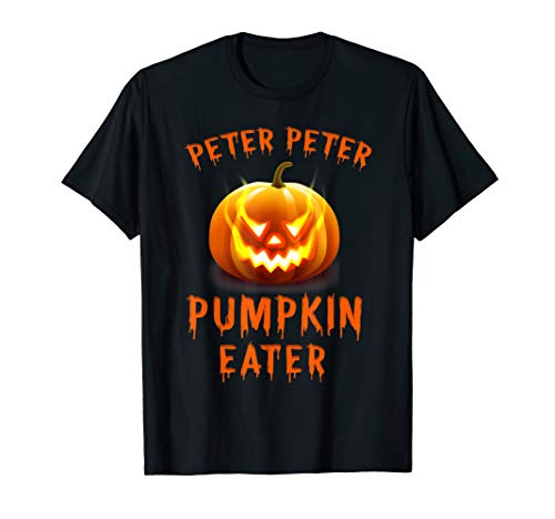 Product Cover Peter Peter Pumpkin Eater Couples Halloween Costume Shirt T-Shirt