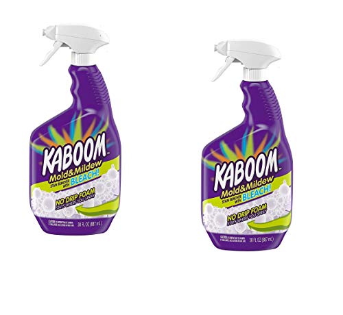 Product Cover Kaboom No Drip Foam Mold & Mildew Stain Remover with Bleach 30 fl. oz. Spray Bottle, Pack of 2