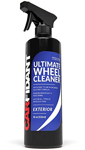 Product Cover Carfidant Ultimate Wheel Cleaner Spray - Premium Rim & Tire Cleaner - Safe for all wheels and rims! - Removes Brake Dust! - Safe for Aluminum, Alloy, Mag, Chrome, Painted, Clearcoated, Polished, Plast