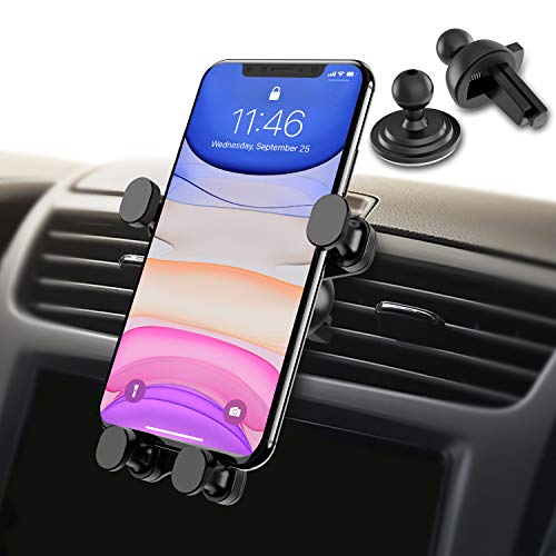 Product Cover Syncwire 2-in-1 Air Vent Phone Holder, Gravity Automatic Locking Universal Car Cell Phone Mount Compatible iPhone Xs MAX/XS/XR/X/8/8 Plus, Samsung Galaxy S10 Plus/S10/S9/S8/S7/Note Series and More