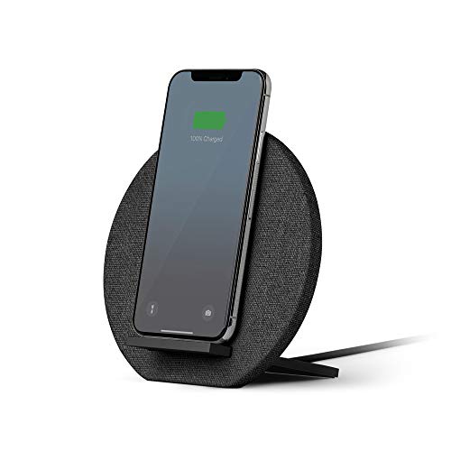 Product Cover Native Union Dock Wireless Charger - [Qi Certified] 10W Versatile Fast-Charging Stand for Wireless Devices - Compatible with iPhone 11/11 Pro/11 Pro Max/Xs/XS Max/XR/X/ (Slate)