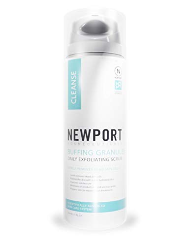 Product Cover Newport Cosmeceuticals Buffing Granules - Daily Exfoliating Scrub - Remove Dead Skin Cells