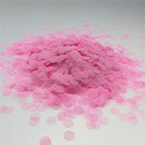 Product Cover Pink Confetti 10mm Tissue Paper Confetti Party or Wedding Decoration Pack of 3000 Pieces