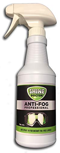 Product Cover Shine Doctor Anti Fog Spray 16 oz. Prevents Fogging of Goggles, Masks, Sunglasses, Eyeglasses, Hockey Shields, Binoculars & Scopes