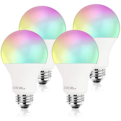 Product Cover [2019 Upgrade] 100W Equivalent Smart LED Light Bulb 2.4G(Not 5G) A21 by 3Stone, WiFi App Controlled UL Listed, Dimmable Warm White and RGB Colors, Works Perfect with Amazon Alexa Google Assistant