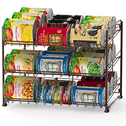 Product Cover Simple Houseware SHW Stackable Can Rack, Bronze