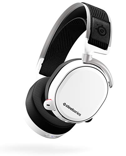 Product Cover SteelSeries Arctis Pro Wireless Gaming Headset - Lossless High Fidelity Wireless + Bluetooth for PS4 and PC - White