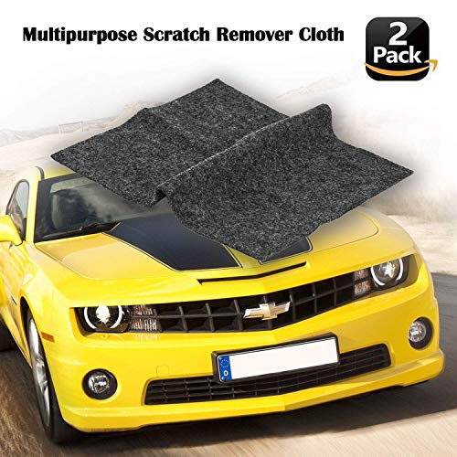 Product Cover Bamoer [2 Pack] Multipurpose Scratch Repair Cloth,Car Paint Scratch Repair Cloth,Polish & Paint Restorer - Easily Repair Paint Scratches, Scratches, Water Spots! Light Scratch Repair for Cars