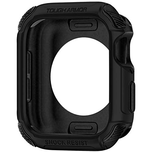 Product Cover Spigen Tough Armor Designed for Apple Watch Case for 44mm Series 5 / Series 4 - Black