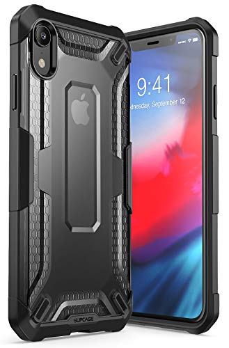 Product Cover SupCase [Unicorn Beetle Series Case for iPhone XR , Premium Hybrid Protective TPU and PC Clear Case for iPhone XR 6.1 Inch 2018 Release (Black)