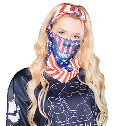 Product Cover CyberBeast Face Mask Bandana | Face Shield Skull Masks for Outdoors Sports and Festivals