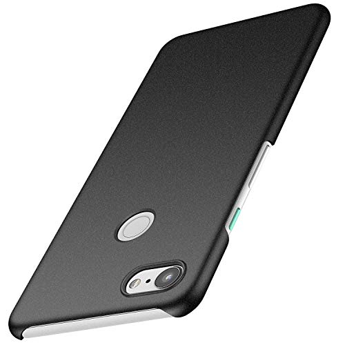 Product Cover Anccer Colorful Series for Google Pixel 3 XL Case Ultra-Thin Fit PC Material Slim Cover for Google Pixel 3 XL (Gravel Black)