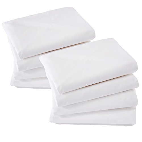 Product Cover ALLERelief 8 Pack 100% Microfiber Zippered Pillow Protectors. Allergy Control, Hypoallergenic Dust Mite & Bed Bug Resistant Anti-Microbial Zippered Pillow Covers. (Standard)